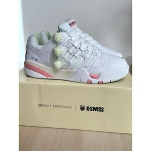 K-Swiss SI-18 International x Brocky Marciano White Sneaker - Size 7.5M - MINT